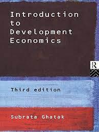 INTRODUCTION TO DEVELOPMENT ECONOMICS